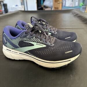 Women's Brooks Ghost 14 Running shoes Cushion Size 9.5 B blue Pre-owned BP